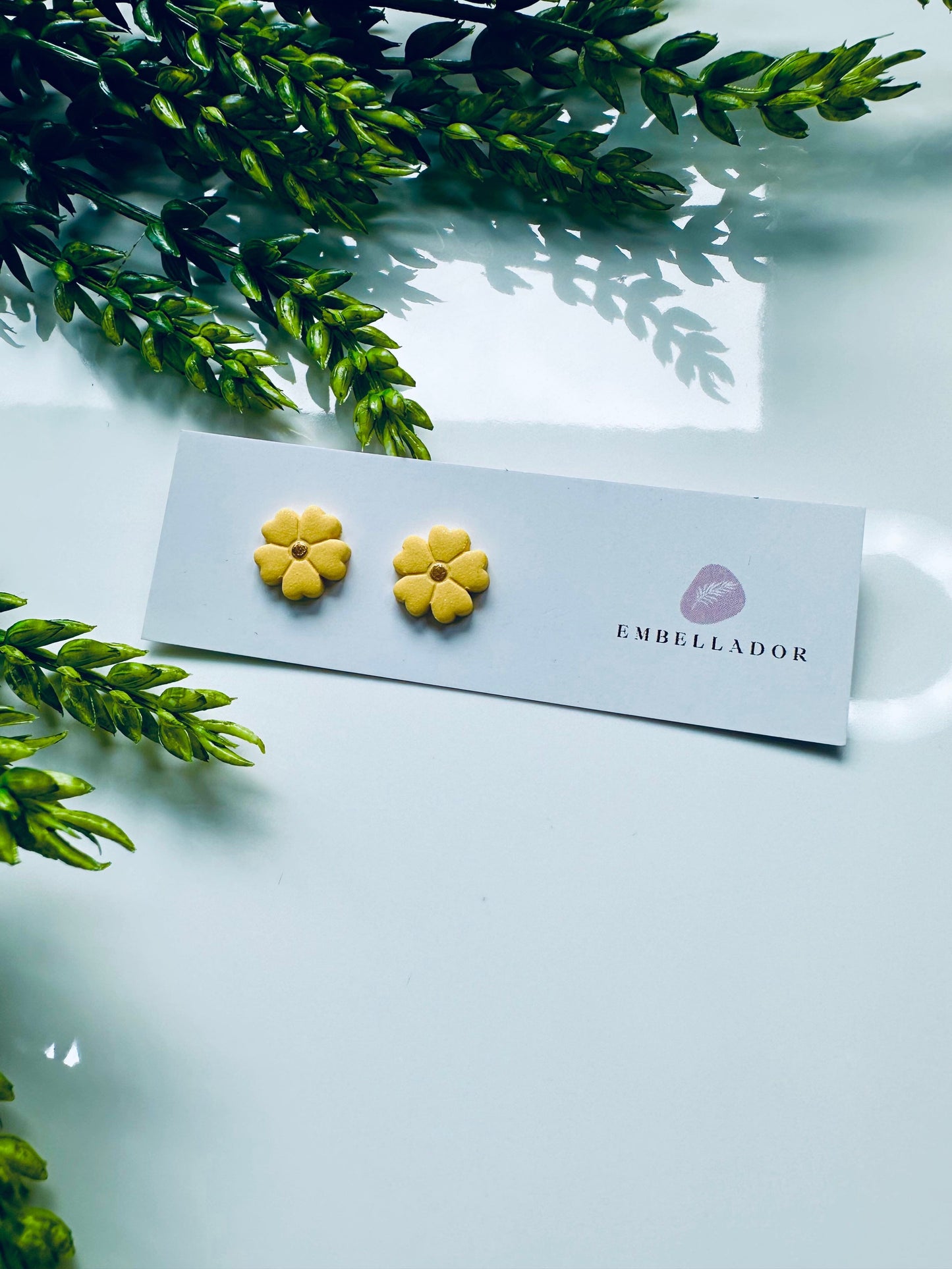 Mini Flower Stud Earrings Embellador Sunshine 